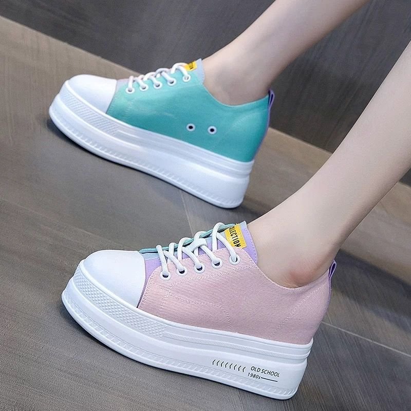 Height Increase All-match White Shoes Autumn Thick-soled Inner Height Shoes - Image 3