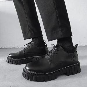 Hong Kong Style Low-top Leather Shoes Youth Casual Shoes Martin Boots